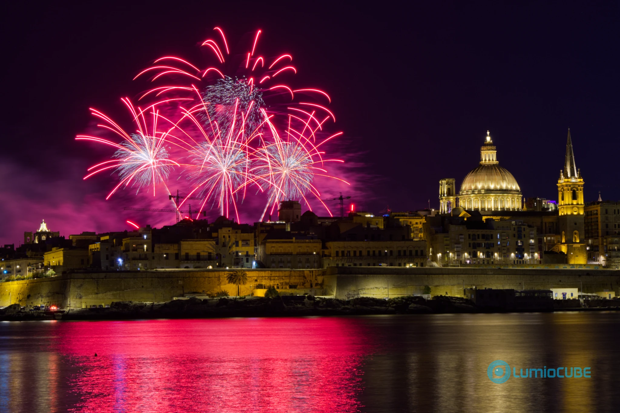 Fireworks in Grand Harbour